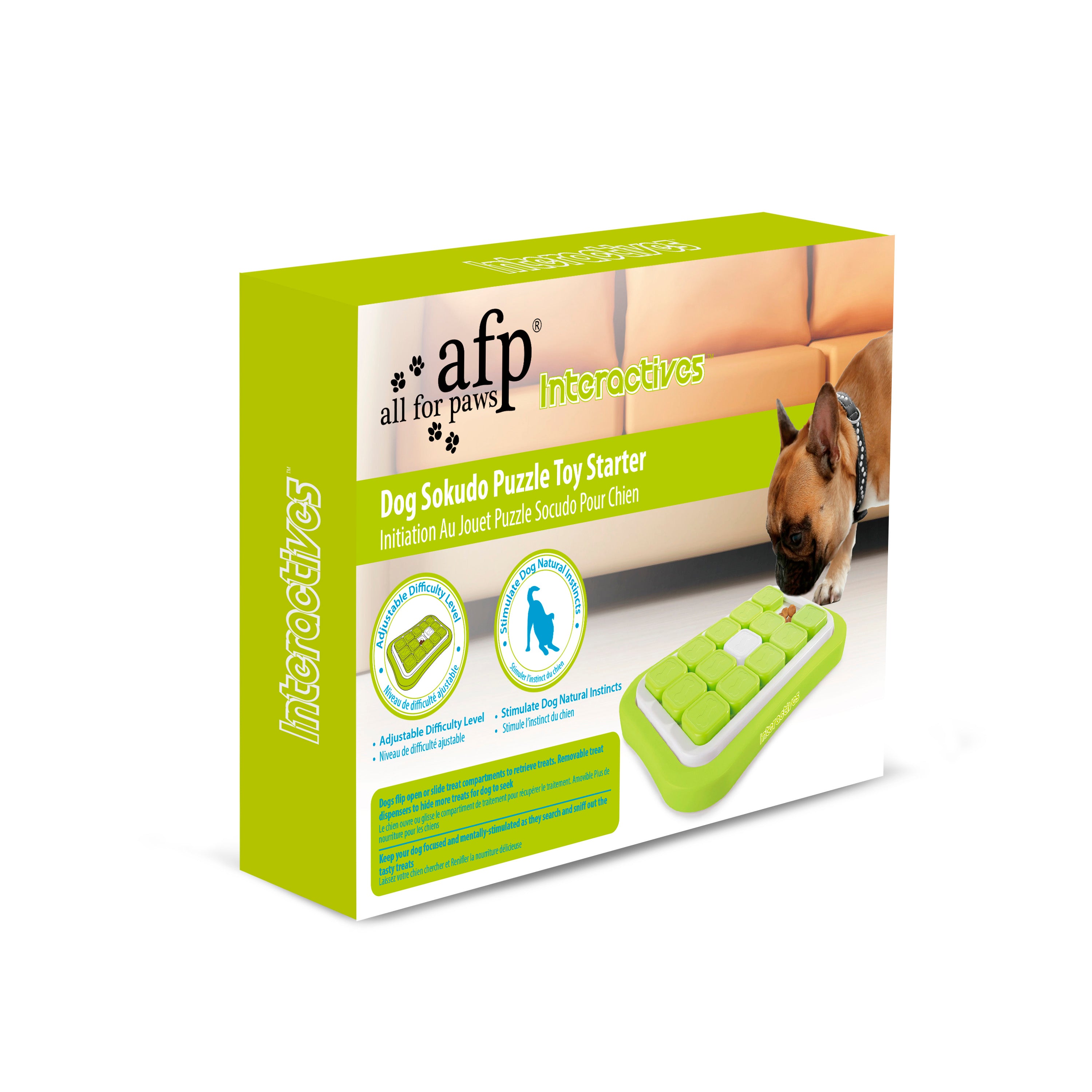 AFP Interactives Dog Sokudo Puzzle Toy Starter 