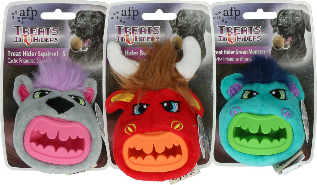 AFP Treats In "V" Hiders - Treat Hider Small Green Monster