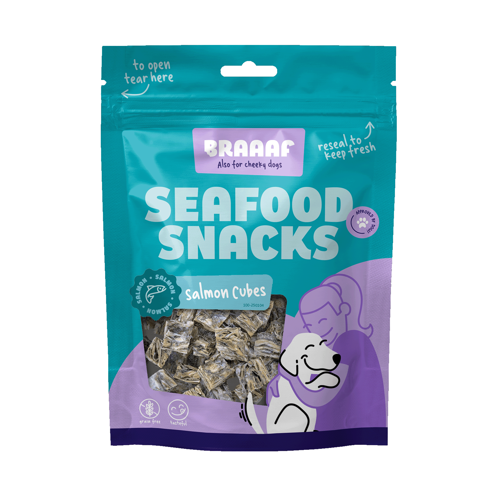 Braaaf Seafood Salmon Cubes