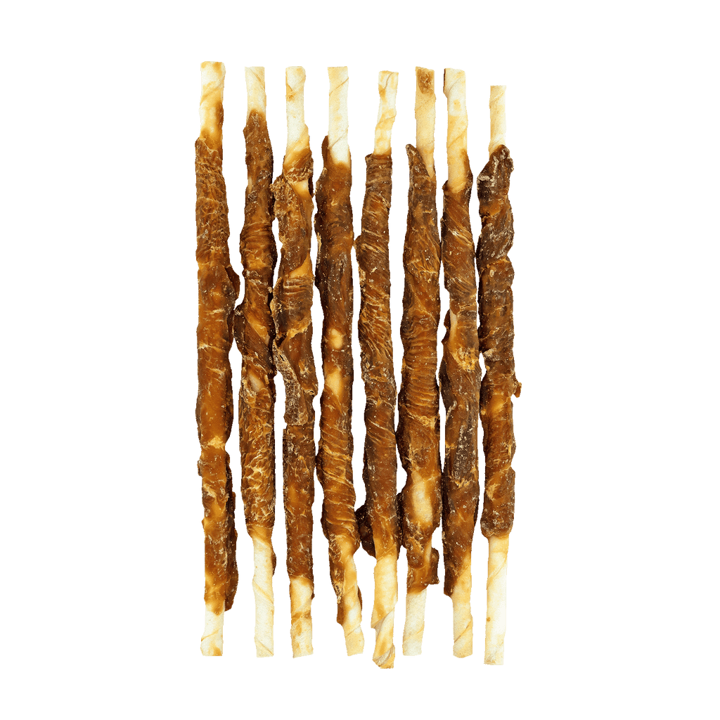 Braaaf Rawhide Twister Chicken (8 pcs) - 25 cm