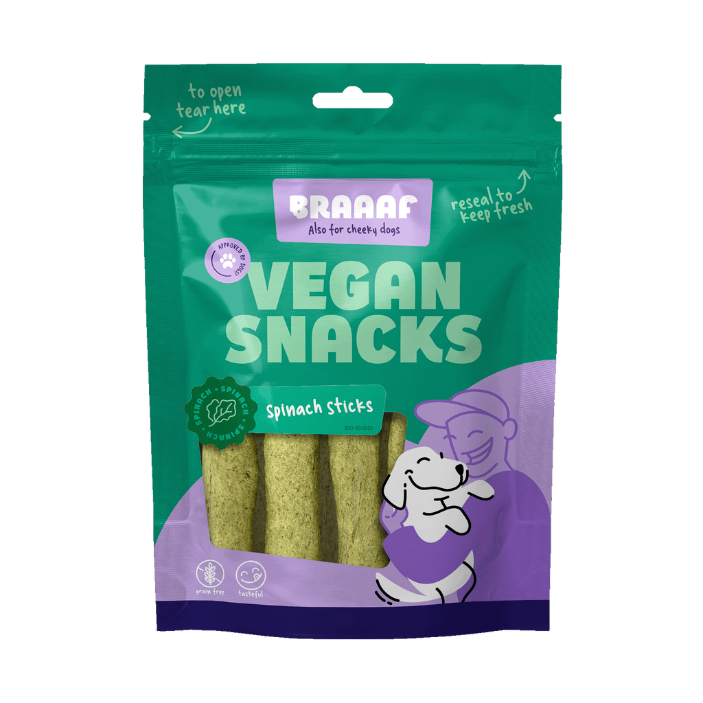 Braaaf Vegan Snack Spinach Stick