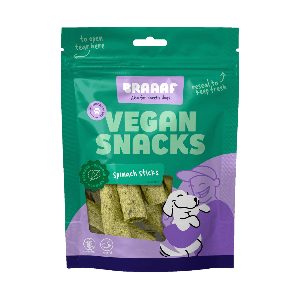 Braaaf Vegan Snack Spinach Stick