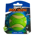 Chuckit! Max Glow Ultra Squeaker Ball M