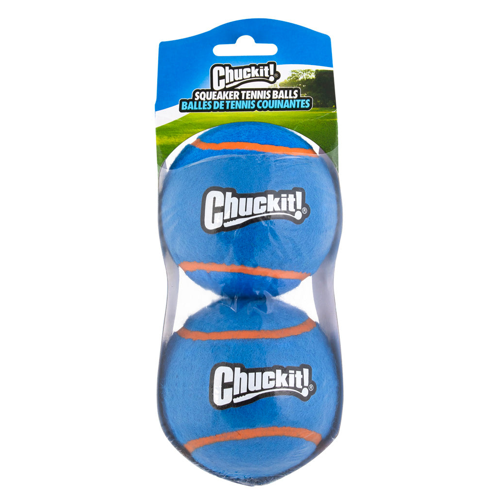 Chuckit! Squeaker Tennis Balls (2-pack)