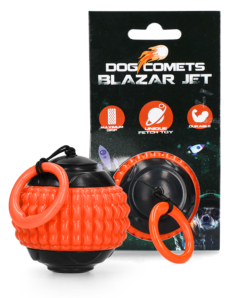 Dog Comets Blazar Jet