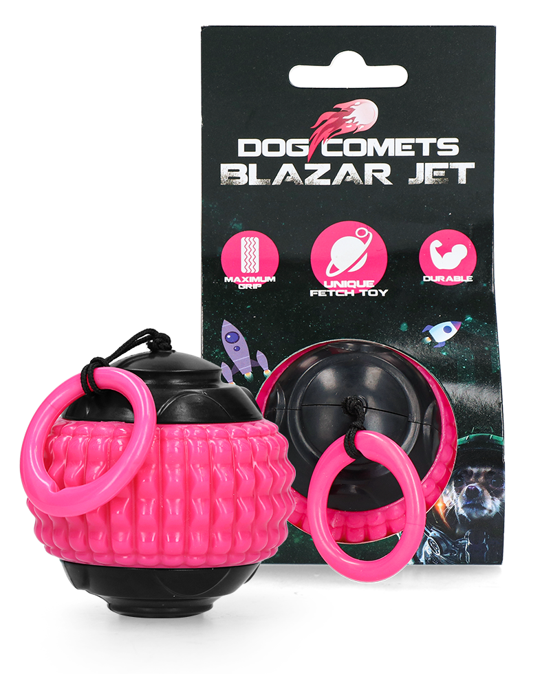 Dog Comets Blazar Jet