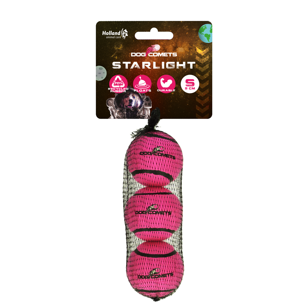 Dog Comets Starlight Tennis Ball (3-pack)