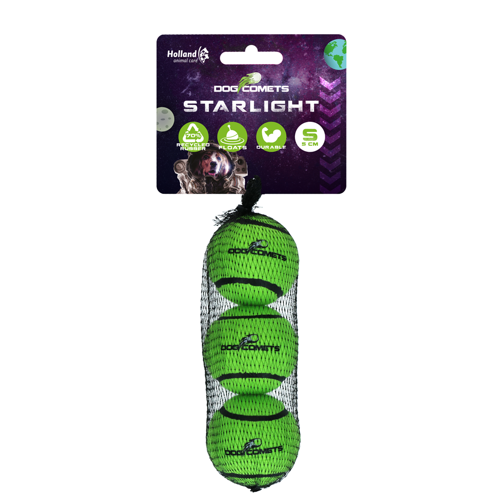 Dog Comets Starlight Tennis Ball (3-pack)
