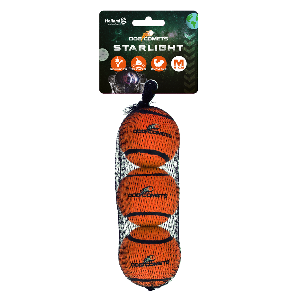 Dog Comets Starlight Tennis Ball (3-pack)