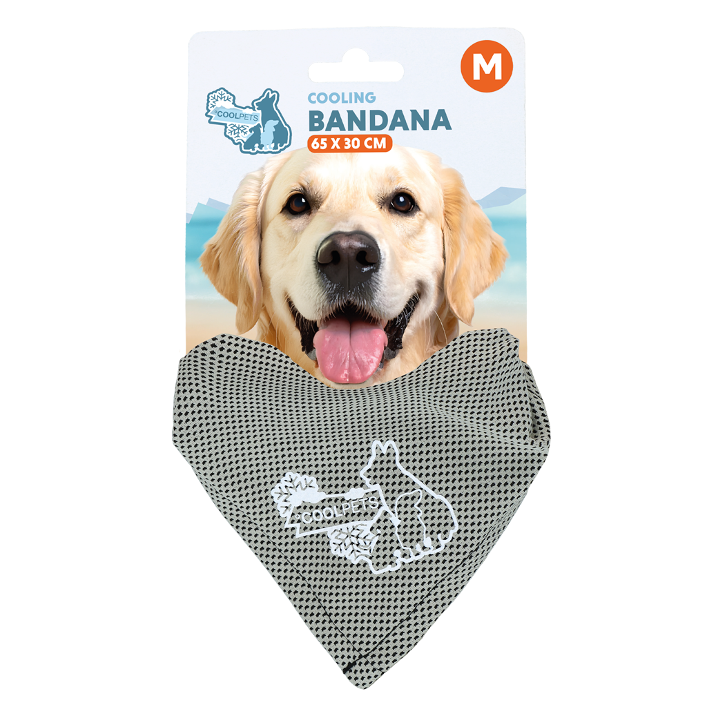 Coolpets Cooling Bandana Beige M