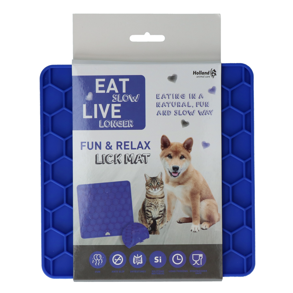 Eat Slow Live Longer Lick Mat Honeycomb