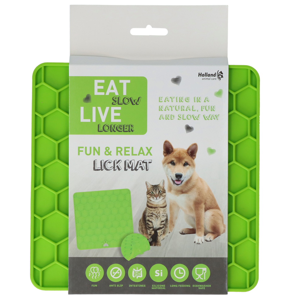 Eat Slow Live Longer Lick Mat Honeycomb
