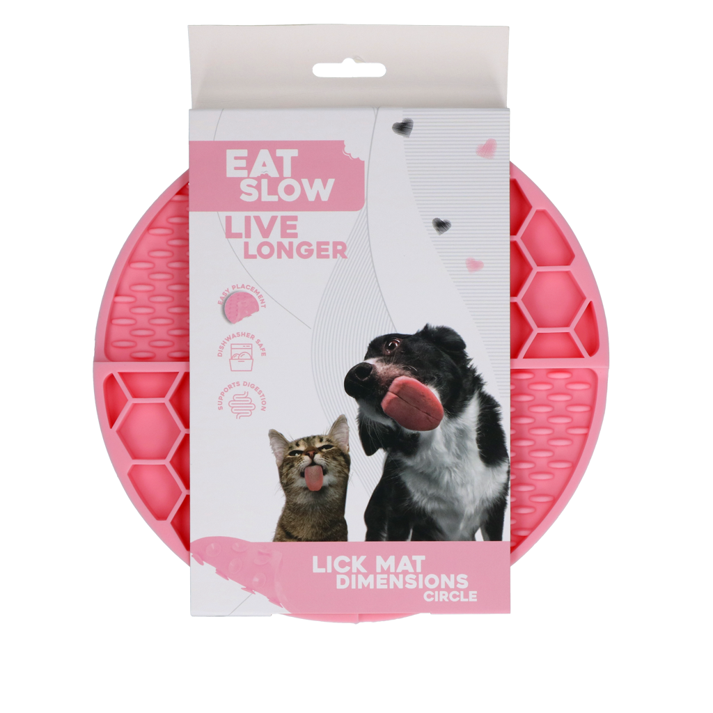 Eat Slow Live Longer Lick Mat Dimensions Circle