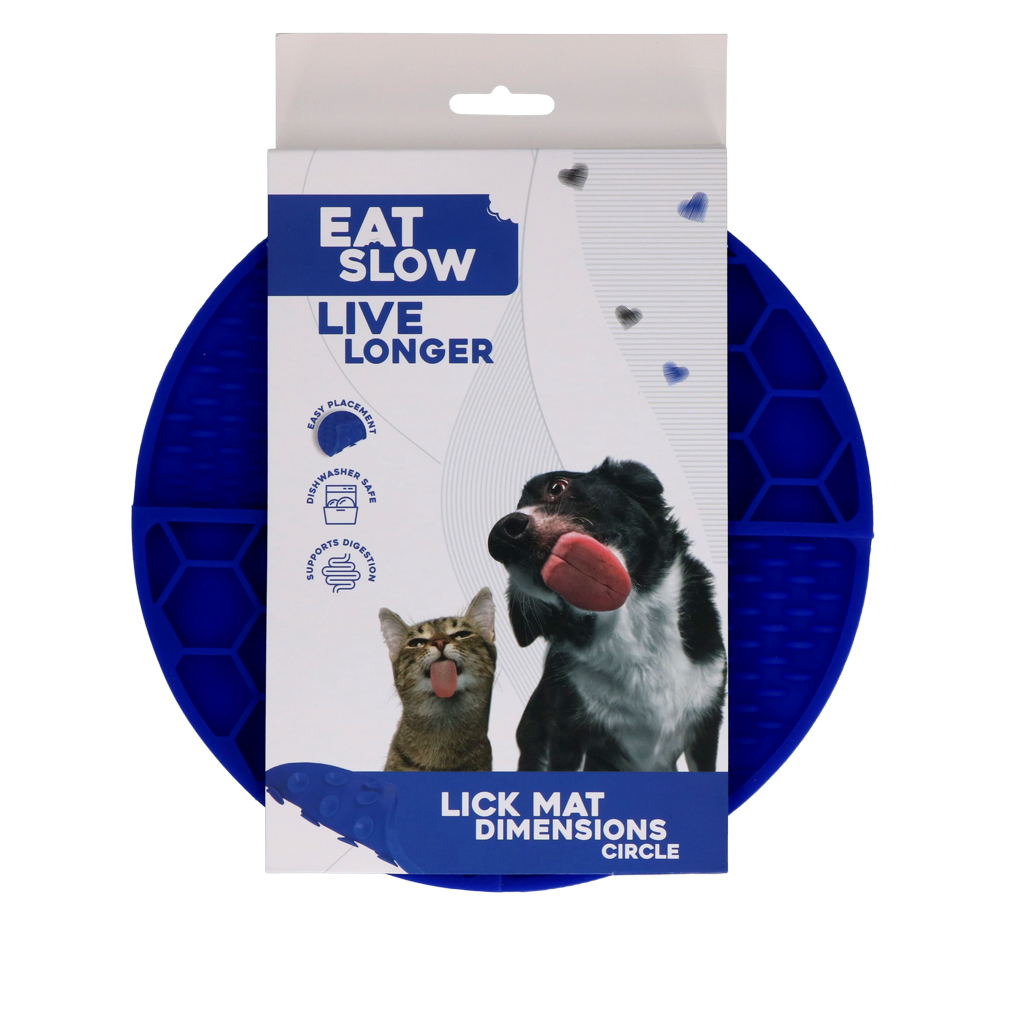 Eat Slow Live Longer Lick Mat Dimensions Circle