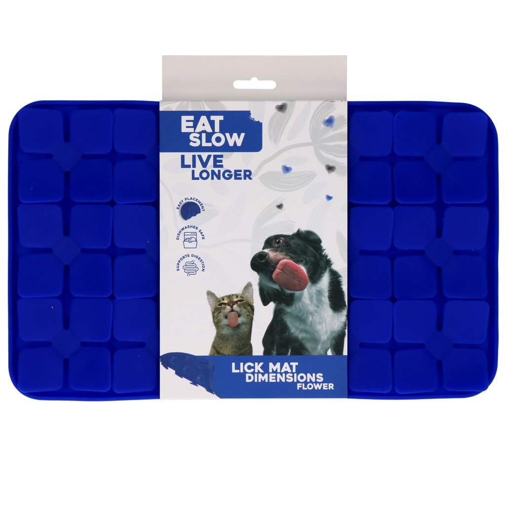 Eat Slow Live Longer Lick Mat Dimensions Flower
