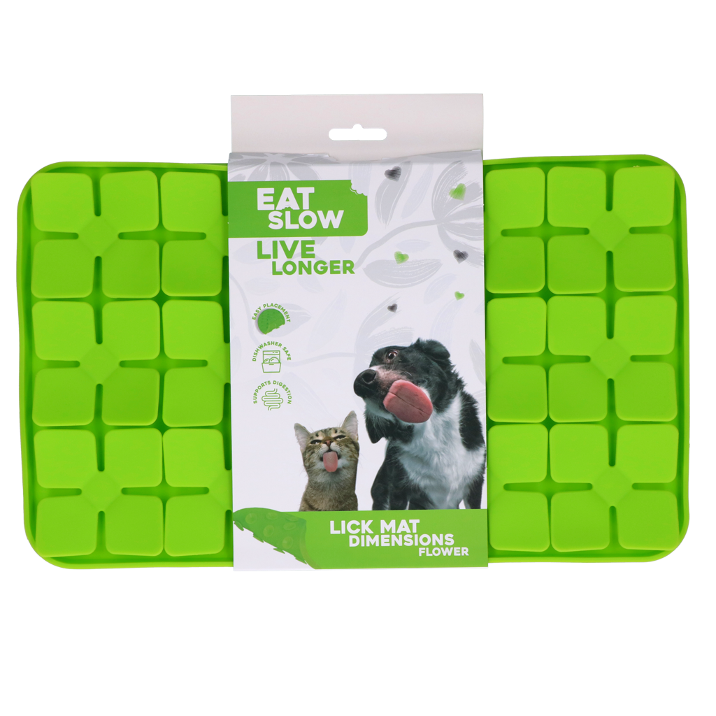 Eat Slow Live Longer Lick Mat Dimensions Flower