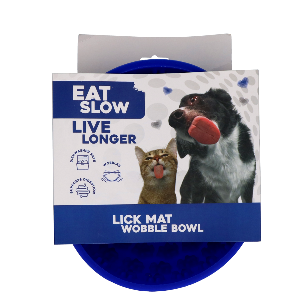 Eat Slow Live Longer Lick Mat Wobble Bowl
