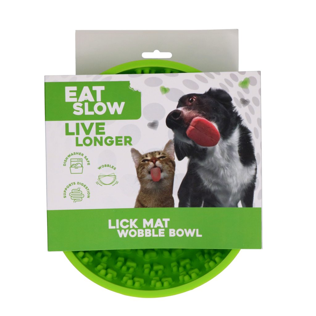 Eat Slow Live Longer Lick Mat Wobble Bowl