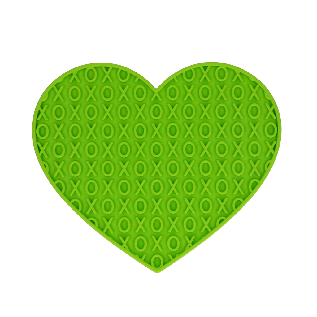 Eat Slow Live Longer Lick Mat Lovely Heart