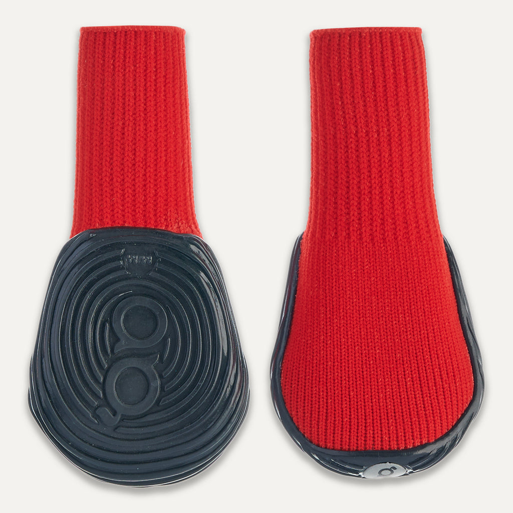 Goo-eez Dog Boots Ultras 2 Per Pack Red/Black