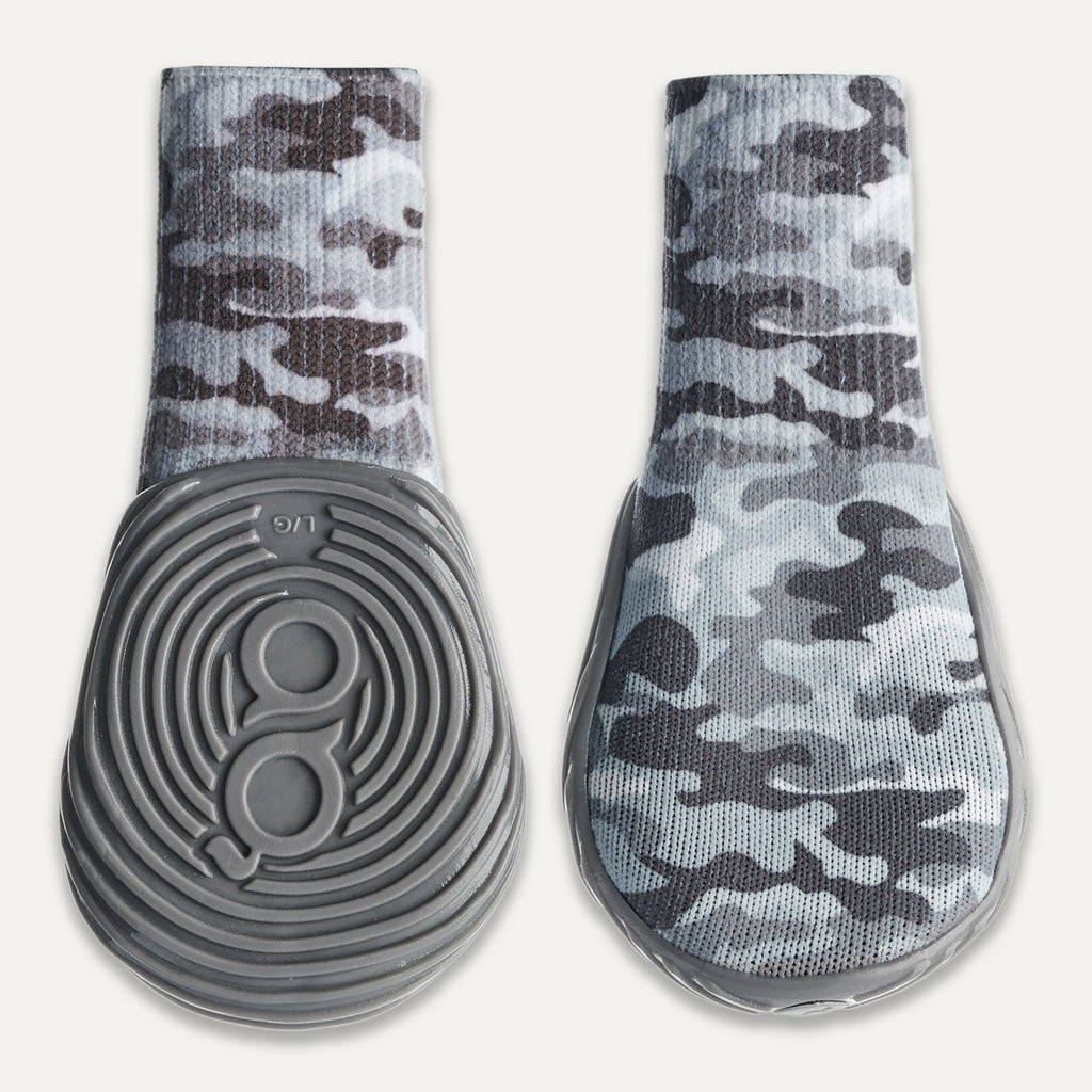 Goo-eez Dog Boots Ultras 2 Per Pack Camo/Grey
