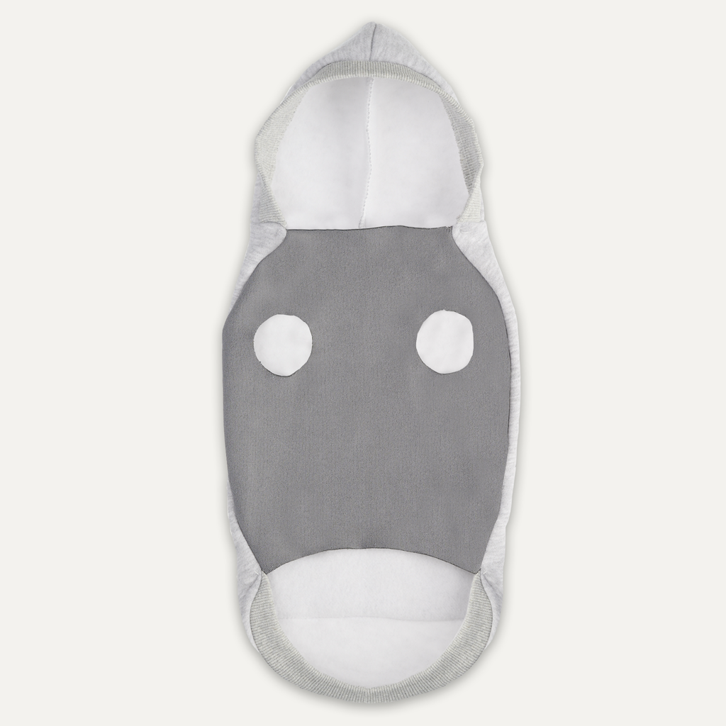 Goo-eez Kangaroo Fleece Hoodie XXS Grey