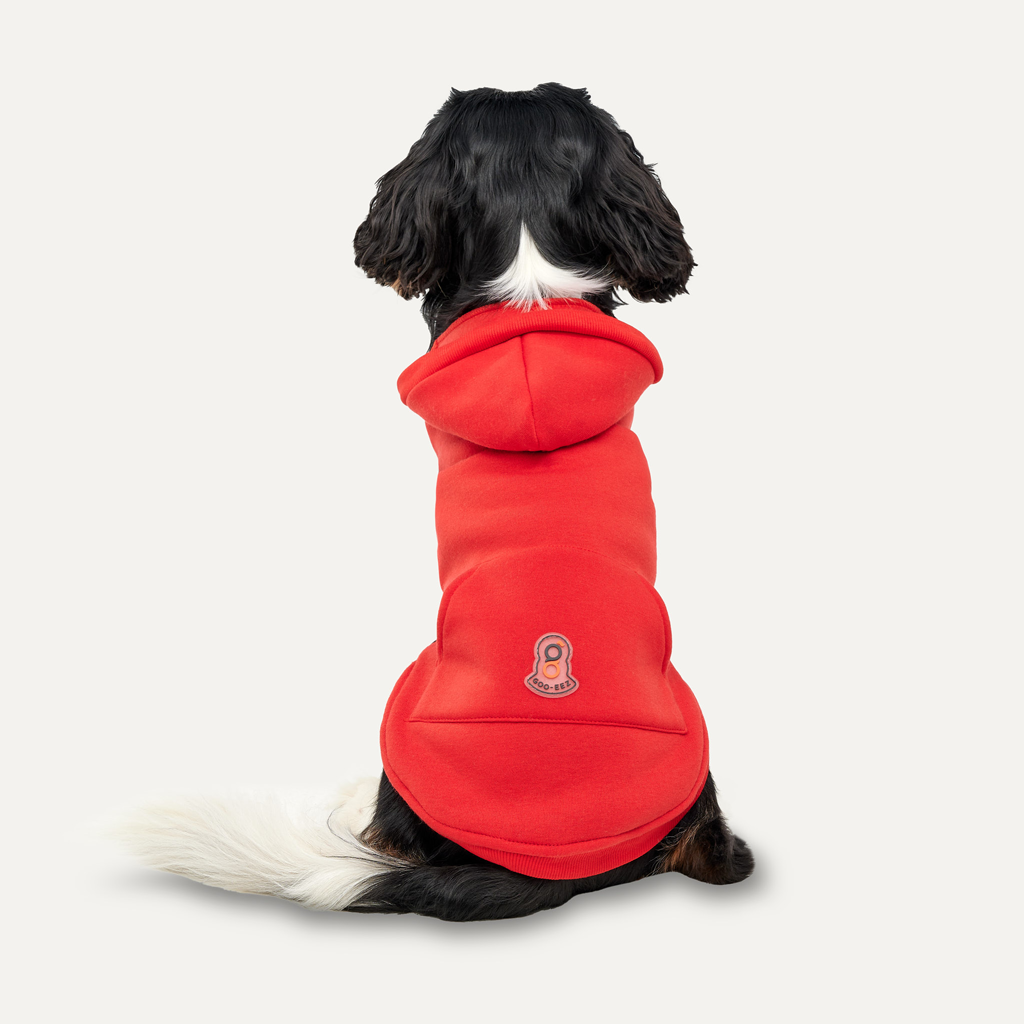 Goo-eez Kangaroo Fleece Hoodie XXS Red/Black