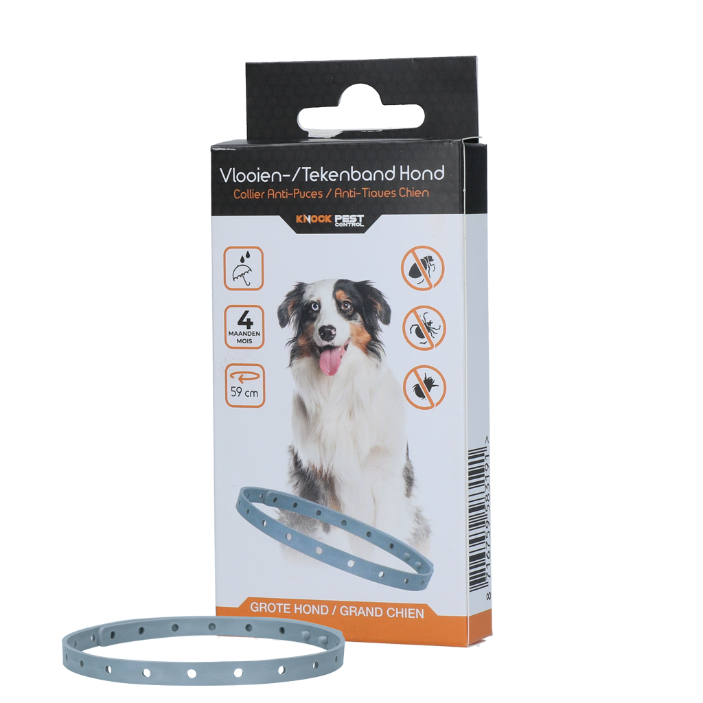 Knock Pest Flea/Tick Collar Dog NL/FR