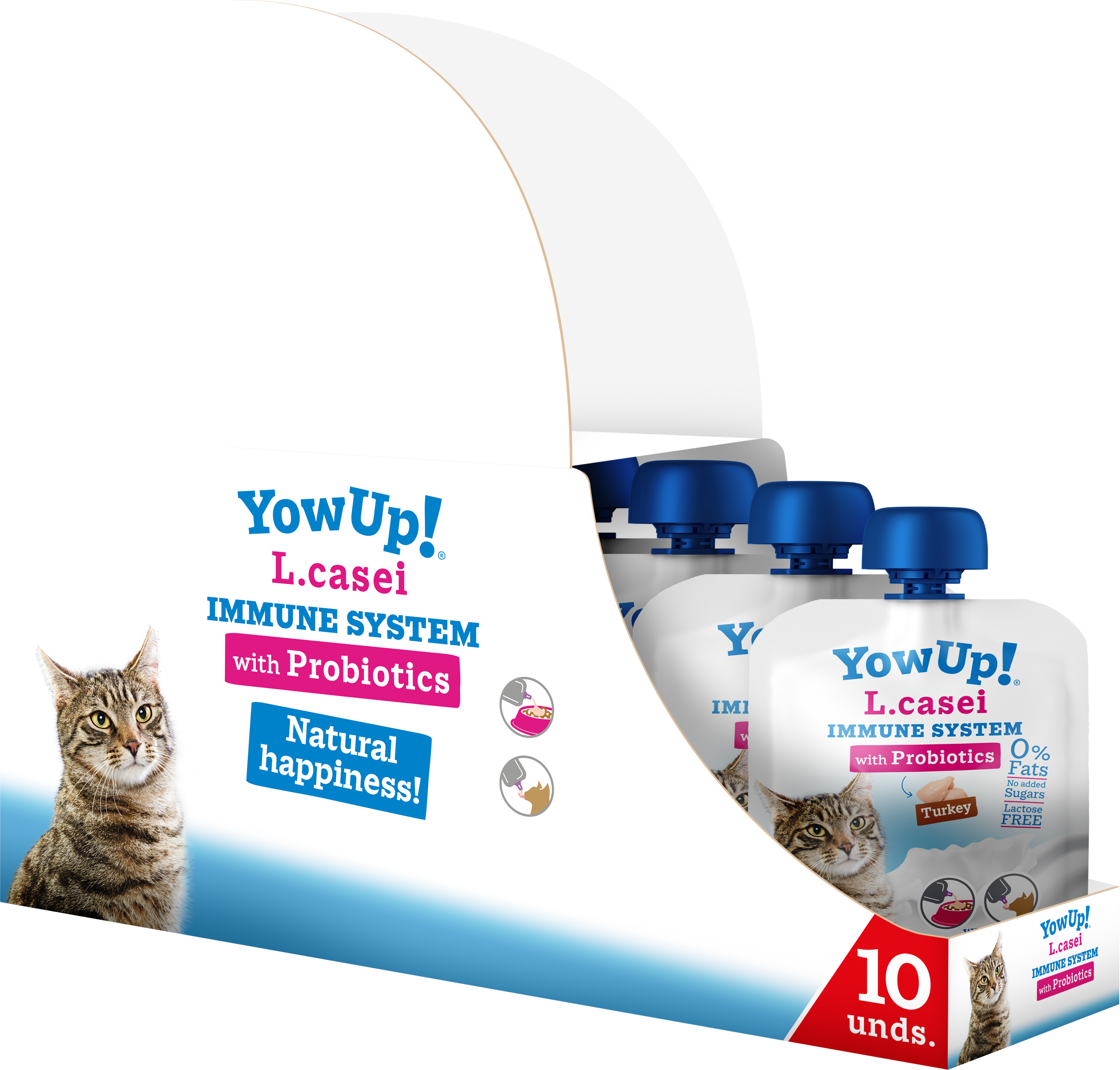 YowUp! L. Casei Immune System Turkey Cat