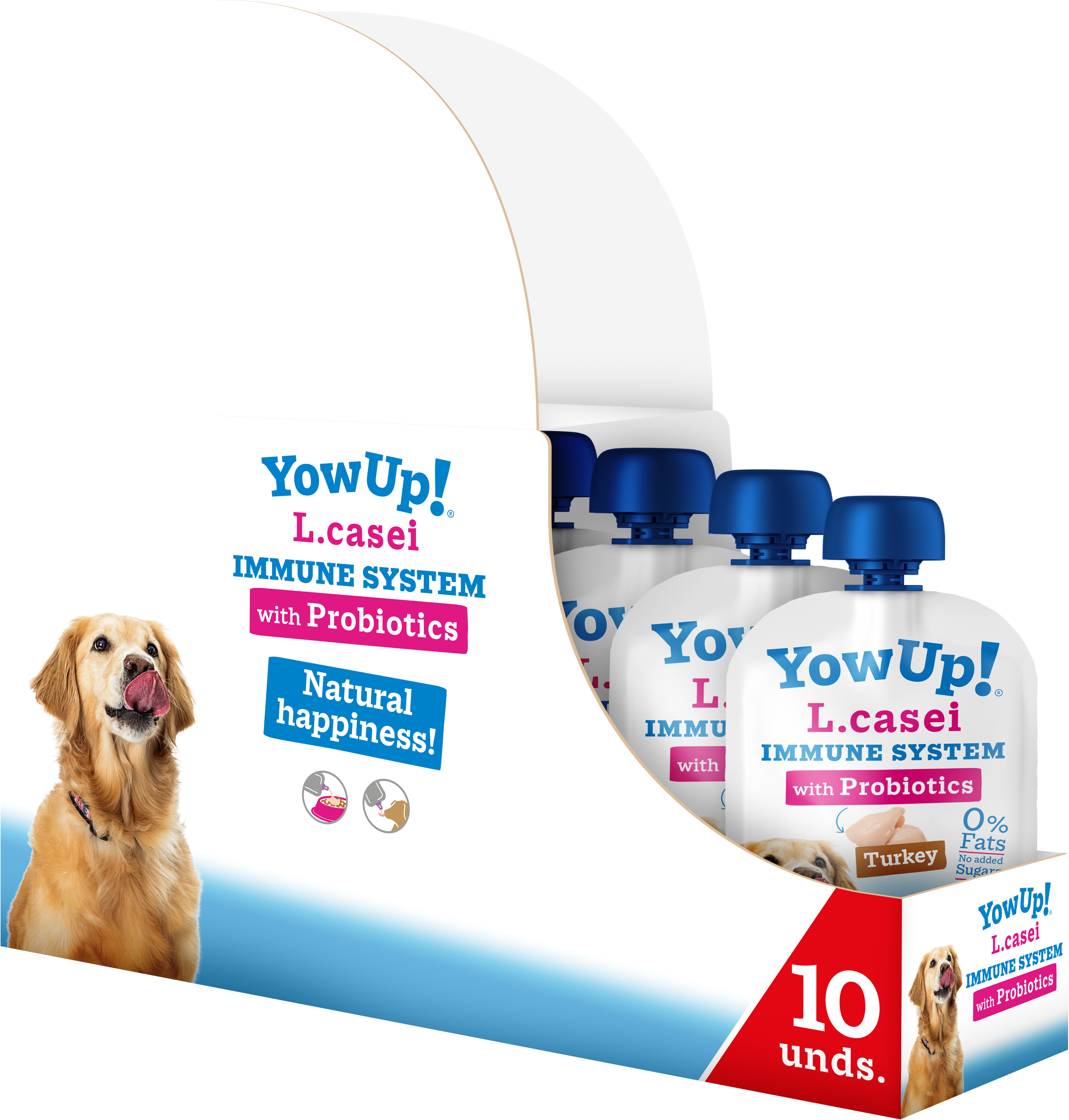 YowUp! L. Casei Immune System Turkey Dog