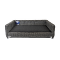 Let's Sleep Cozy Basket Wicker Dog Basket XL Anthracite