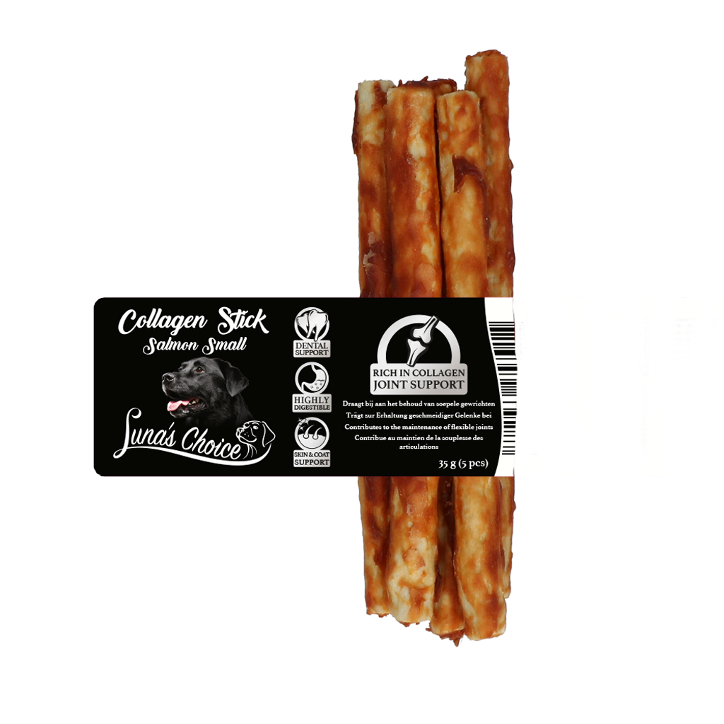 Luna's Choice Collagen Chews Stick Salmon