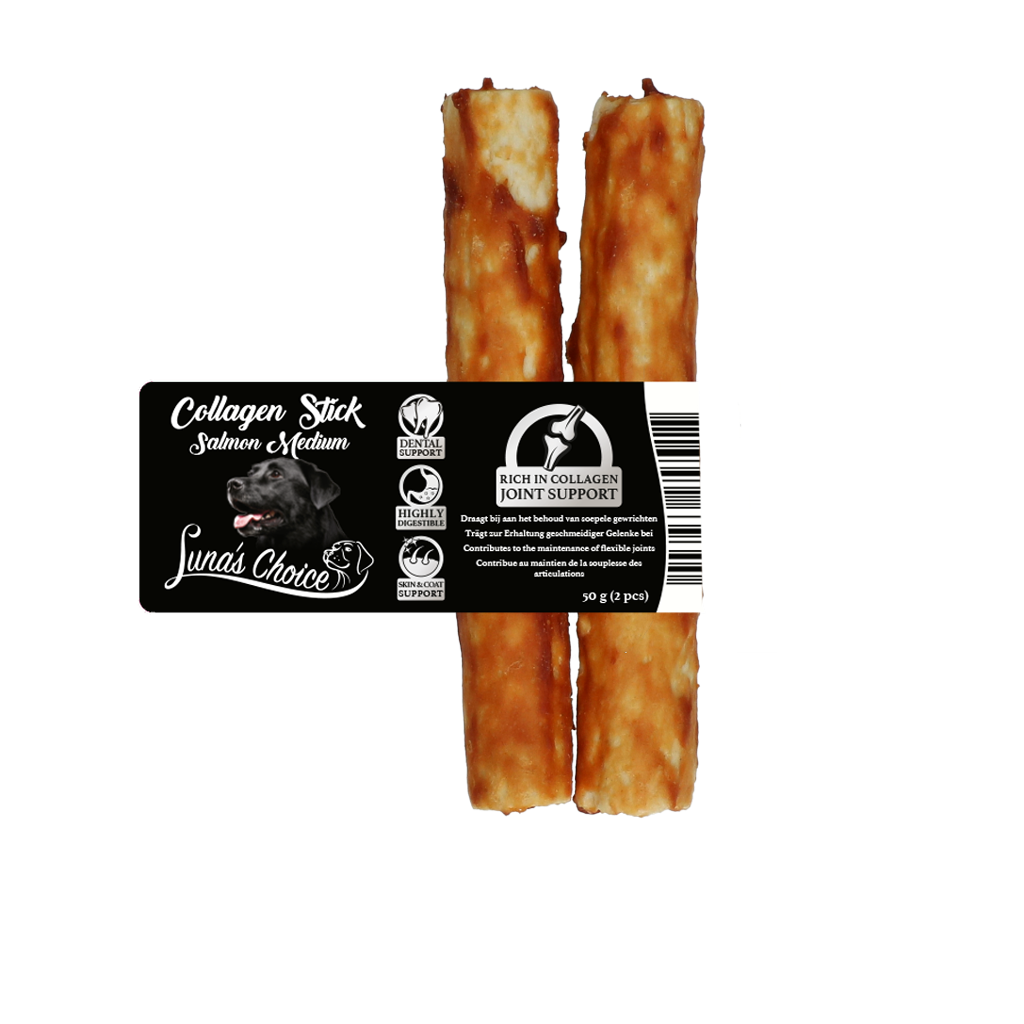 Luna's Choice Collagen Chews Stick Salmon
