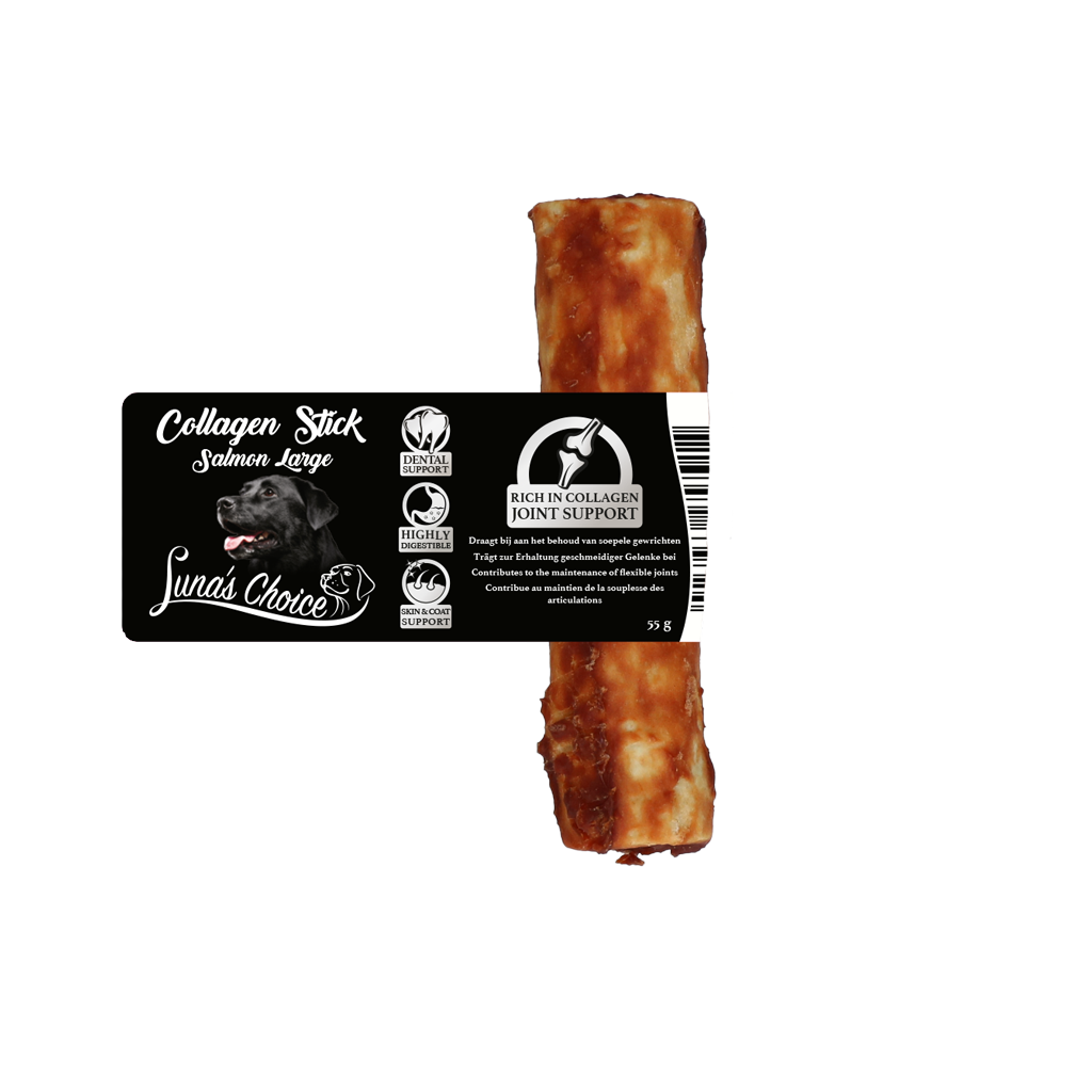 Luna's Choice Collagen Chews Stick Salmon