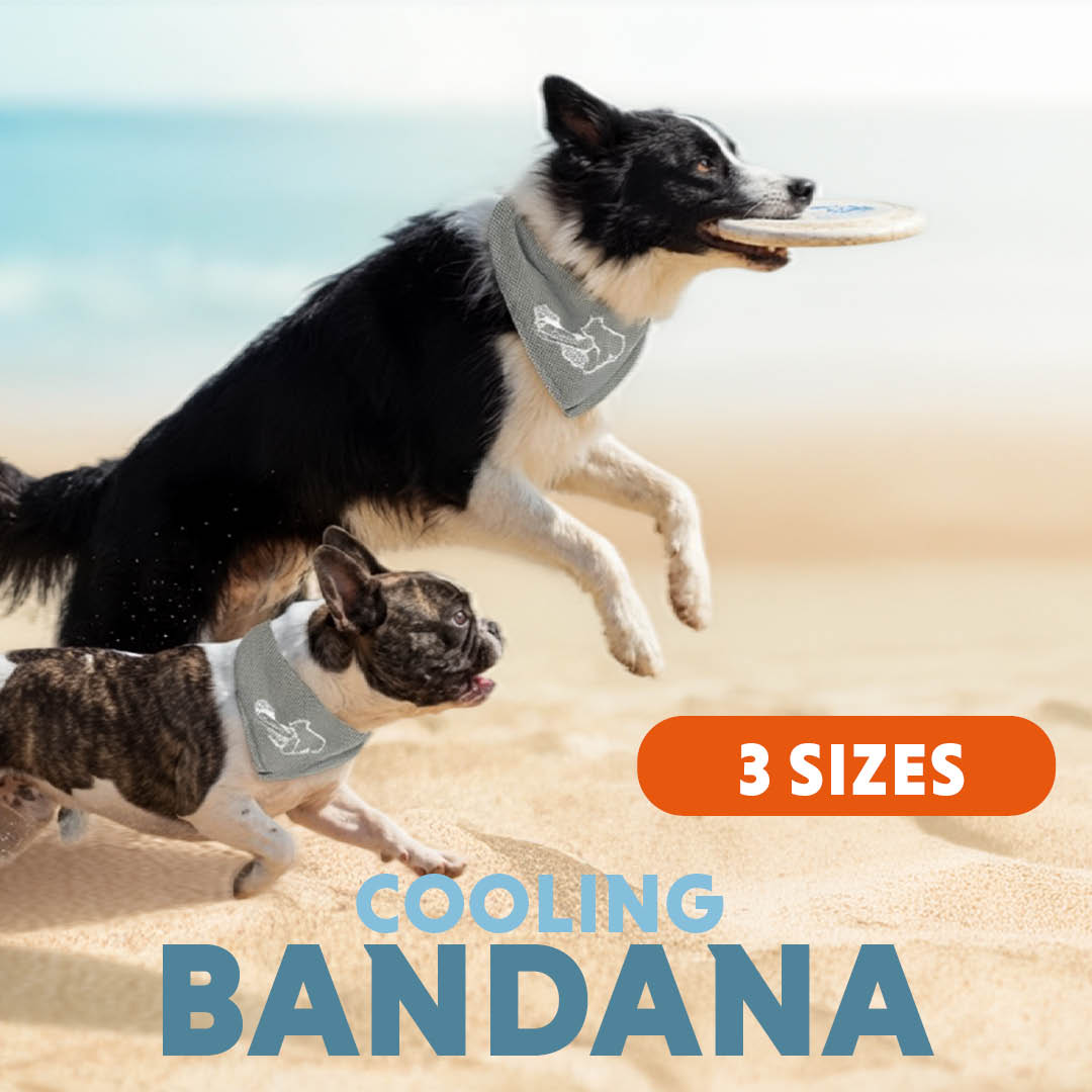 Coolpets Cooling Bandana Beige M