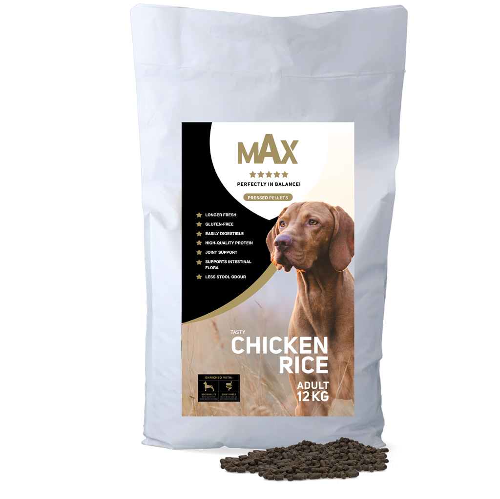 Max Adult Pressed Kibble Chicken & Rice