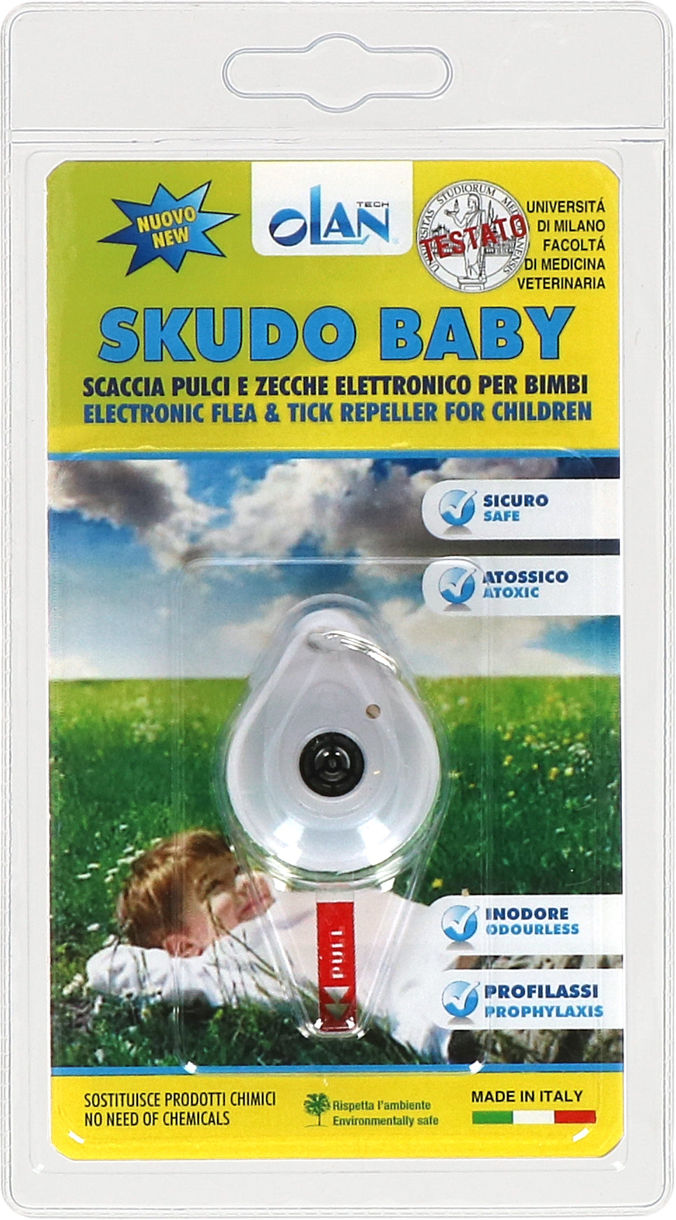 Olan Skudo Baby batt. defense Flea and Ticks 