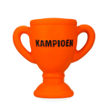 Oranje WK Latex Hondenspeeltjes Beker