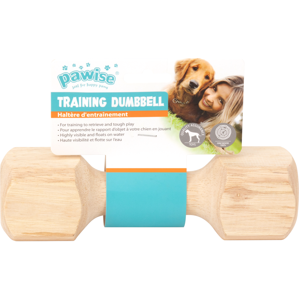 Pawise Wooden retrieving dumbbell