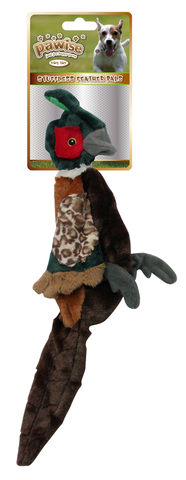 Pawise Stuffless Feather Pals Pheasant