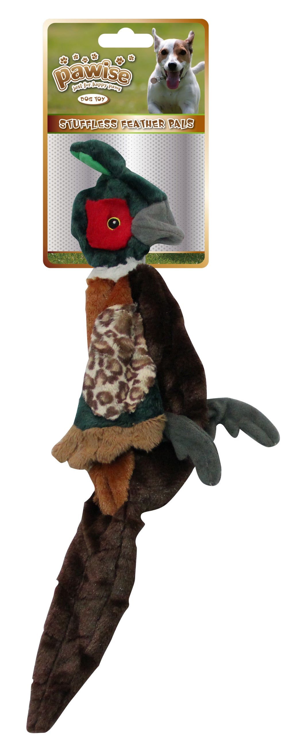 Pawise Stuffless Feather Pals Pheasant