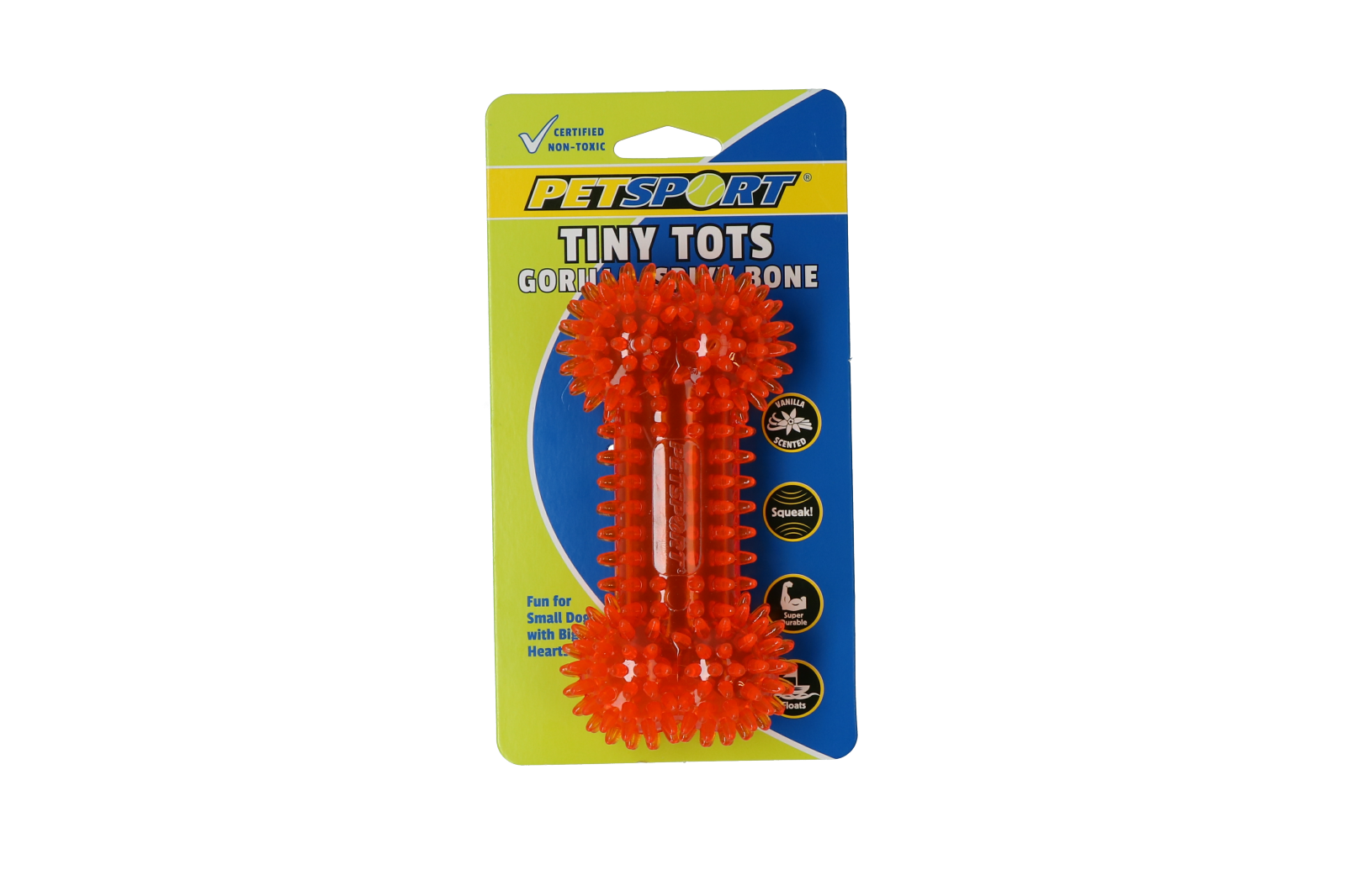 Petsport Tiny Tots Gorilla Spiky Bone Assorted 