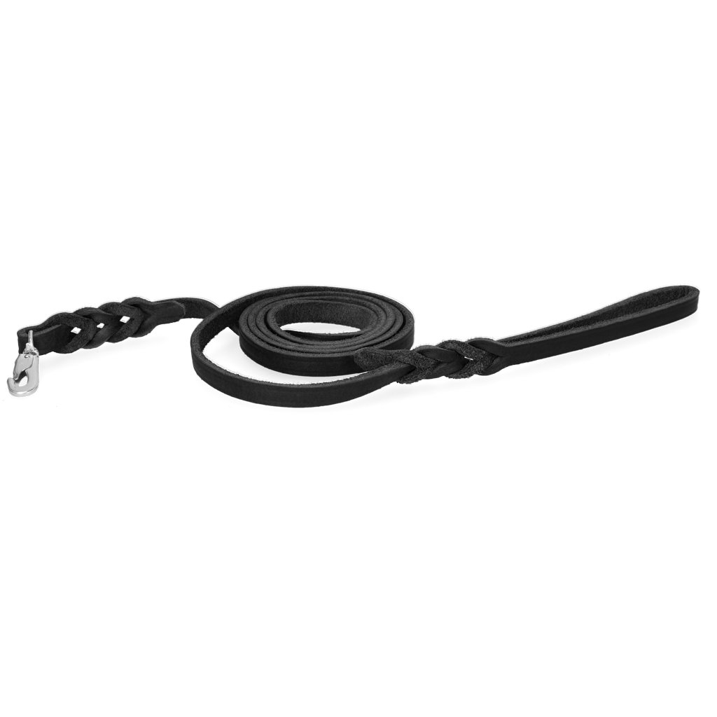 Spotted! Pro Leather Show Leash 1.6 x (Clip Hook)