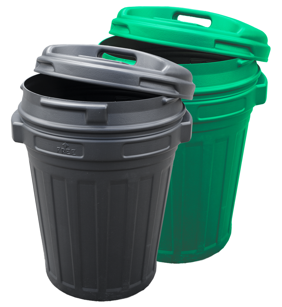 Unbranded Storage Bucket with lid 70 litre