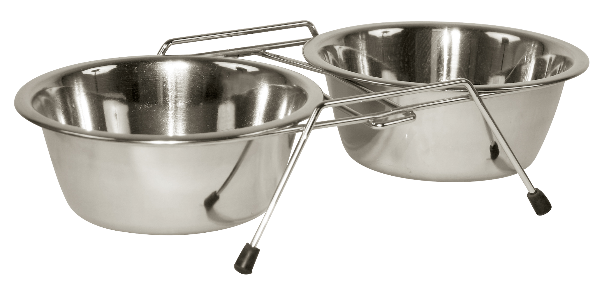 Stainless Steel Twin Feeder 2 x 450 ml 