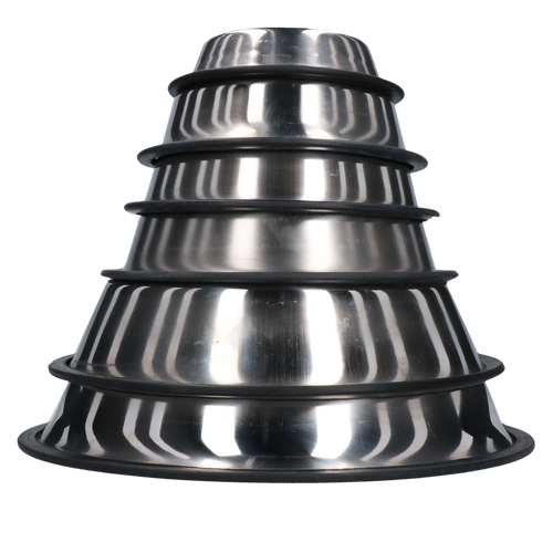 Anti-slip Food & Drinking Bowl Stainless Steel 1,80 ltr Ø 29 cm